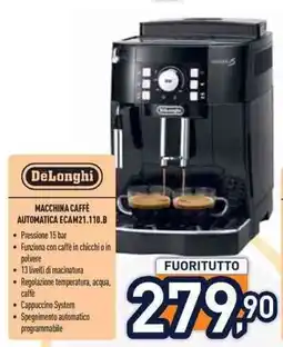 Unieuro DeLonghi macchina caffè automatica offerta