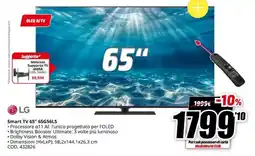 MediaWorld LG Smart TV 65" offerta