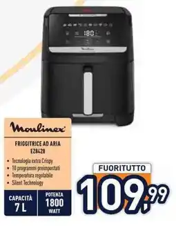 Unieuro Moulinex friggitrice ad aria offerta
