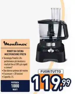 Unieuro Moulinex Robot da cucina multifunzione FP8218 offerta