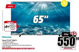 MediaWorld Hisense Smart TV 65" 65Q7S offerta