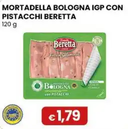 Gala Supermercati Mortadella Bologna IGP con pistacchi Beretta offerta
