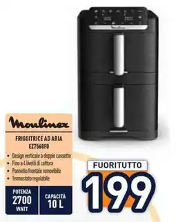 Unieuro Moulinex friggitrice ad aria offerta