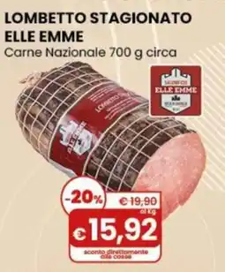 Gala Supermercati Lombetto stagionato Elle Emme offerta