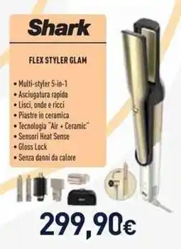 Unieuro Shark Flex Styler Glam offerta