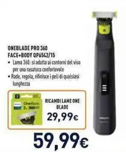 Unieuro Oneblade pro 360 offerta