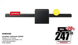 MediaWorld Samsung Soundbar+ Subwoofer QS700F offerta