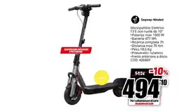 MediaWorld Segway-Ninebot Monopattino Elettrico F3 E con ruote da 10" offerta