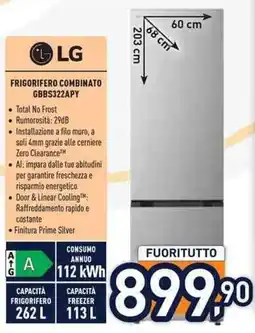 Unieuro Frigorifero combinato LG offerta