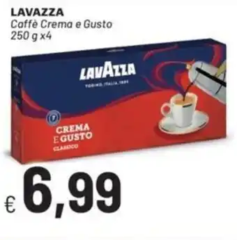 Sisa Lavazza Caffè Crema e Gusto 250g x4 offerta