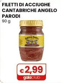Gala Supermercati Filetti di acciughe cantabriche Angelo Parodi offerta