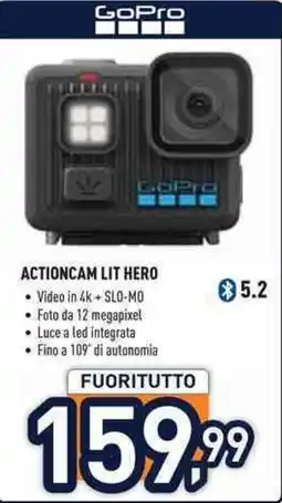 Unieuro GoPro Actioncam Lit Hero offerta