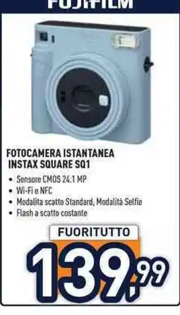 Unieuro Fujifilm fotocamera istantanea instax square s01 offerta