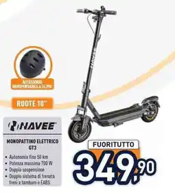 Unieuro NAVEE MONOPATTINO ELETTRICO GT3 offerta