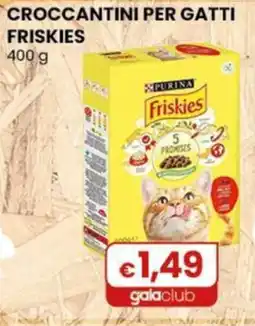 Gala Supermercati Crocchettini per gatti Friskies offerta