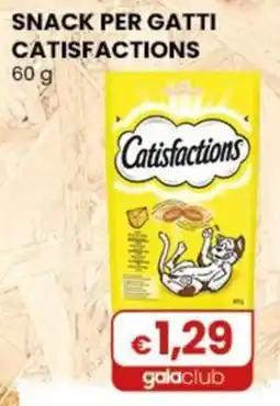 Gala Supermercati Snack per gatti Catisfactions offerta