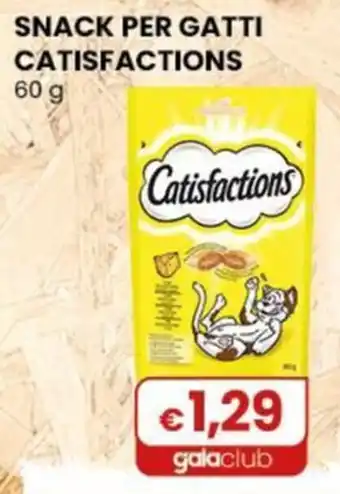 Gala Supermercati Snack per gatti Catisfactions offerta