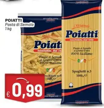 Sisa Poiatti Pasta di Semola 1kg offerta