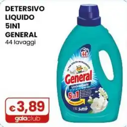 Gala Supermercati Detersivo liquido 5in1 General offerta