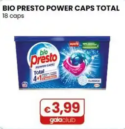 Gala Supermercati Bio Presto Power Caps Total offerta