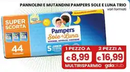 Gala Supermercati Pannolini Pampers Sole e Luna offerta