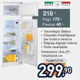 Unieuro Frigo offerta