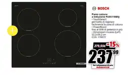 MediaWorld Piano cottura a induzione Bosch offerta
