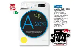 MediaWorld Lavatrice Indesit offerta