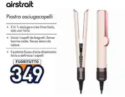 Unieuro airstrait Piastra asciugacapelli offerta