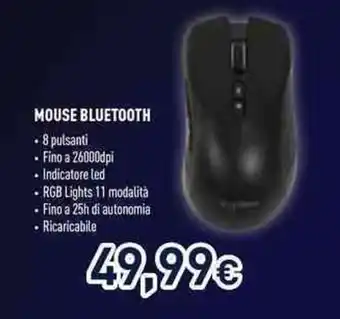 Unieuro Mouse bluetooth offerta