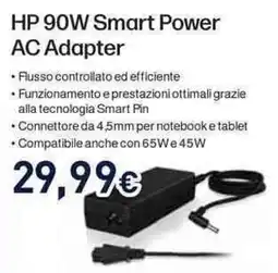 Unieuro HP 90W Smart Power AC Adapter offerta