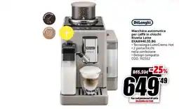 MediaWorld DeLonghi Macchina automatica per caffè in chicchi Rivelia Latte offerta