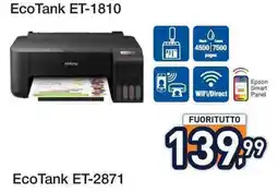 Unieuro Epson EcoTank ET-1810 offerta