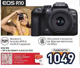 Unieuro Canon EOS R10 offerta