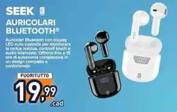 Unieuro Seek auricolari bluetooth offerta