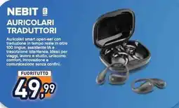 Unieuro Auricolari traduttori Nebit offerta