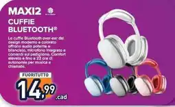Unieuro Cuffie Bluetooth Maxi12 offerta