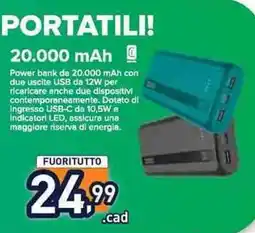 Unieuro Power bank offerta