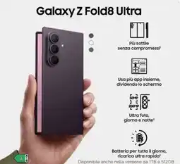 Unieuro Samsung Galaxy Z Fold8 offerta