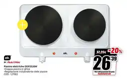 MediaWorld Piastr elettriche ODP2520W ok. offerta