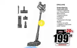 MediaWorld Scopa elettrica ricaricabile R20 DREAME offerta