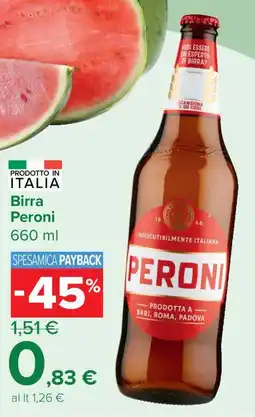 Carrefour Express Birra Peroni offerta
