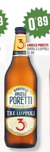 Marketpiù Angelo Poretti Birra 3 Luppoli offerta