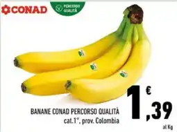 Conad Margherita Banane Conad Percorso Qualità offerta