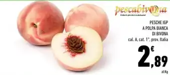 Pesche IGP a polpa bianca di Bivona