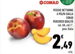 Conad Margherita Pesche nettarine a polpa gialla Conad offerta