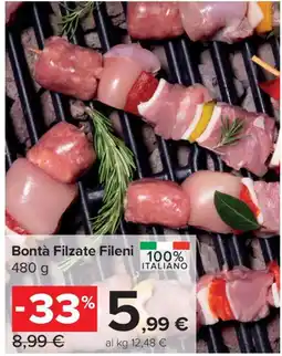 Carrefour Express Bontà Filzate Fileni offerta