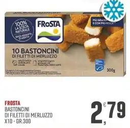 Marketpiù Frosta bastoncini di filetti di merluzzo offerta