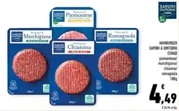 Conad Margherita Hamburger Sapori & Dintorni offerta