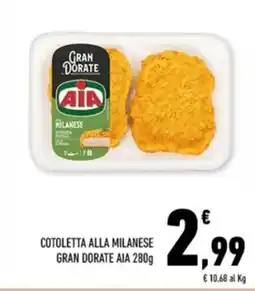 Conad Margherita Cotoletta alla milanese gran dorate AIA offerta